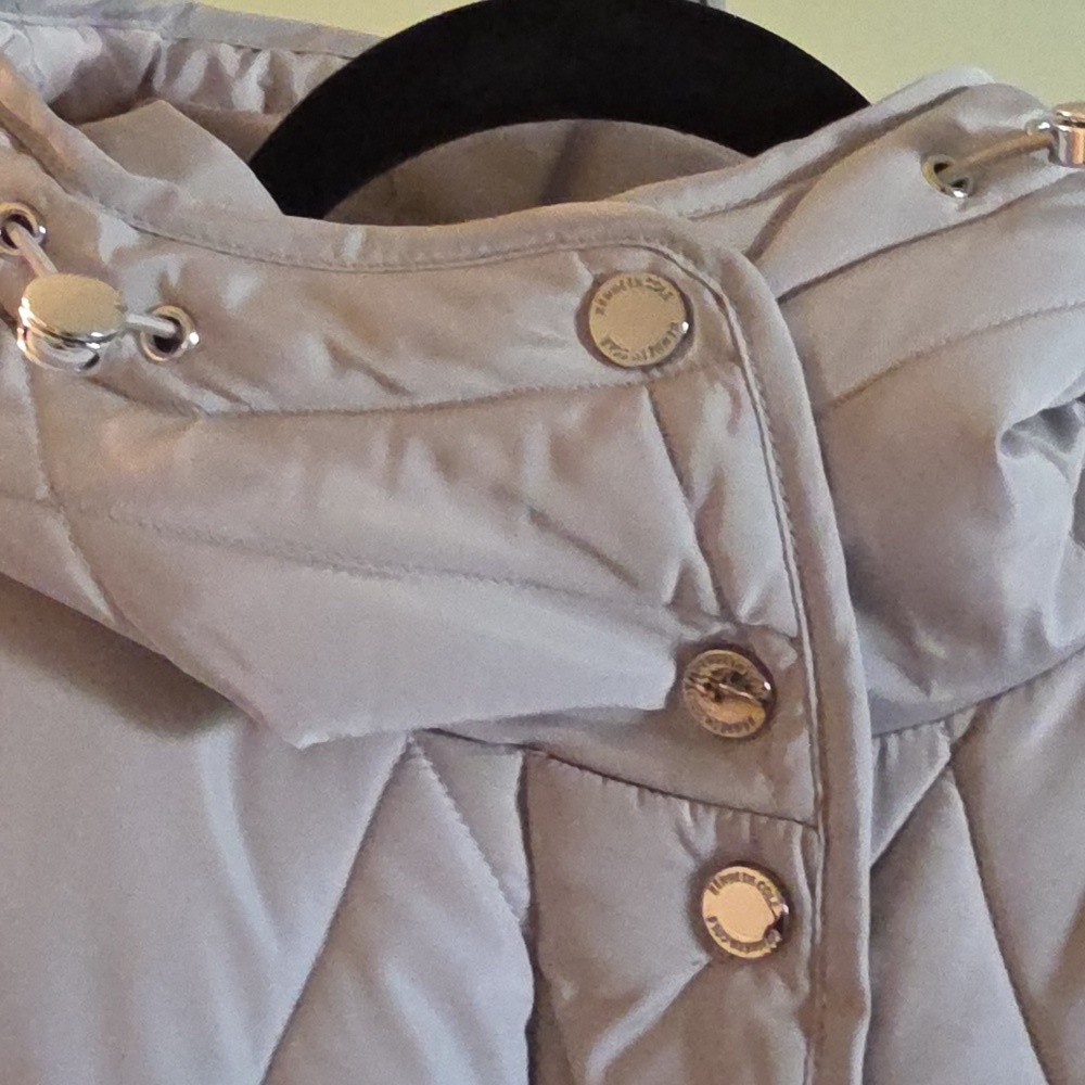 π£ Kenneth Cole NY Quilted Puffer π§₯ Coat π Tags XL Hood Zip/Snap/Tie PocketsβοΈ - Picture 8 of 10